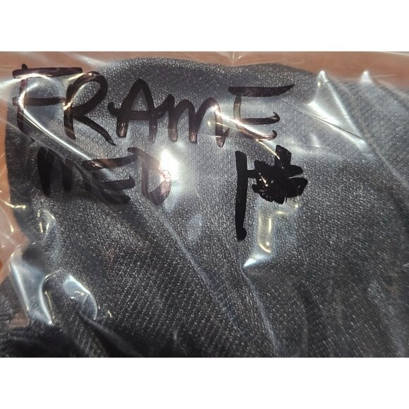 Frame Women’s Charcoal Button-Up Shirt Med Model Off-Duty Indie Minimalist - Picture 13 of 13